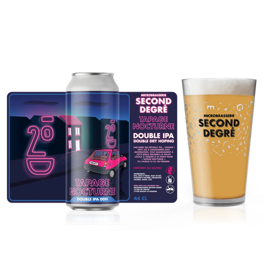 CANETTE TAPAGE NOCTURNE - Microbrasserie Second Degre