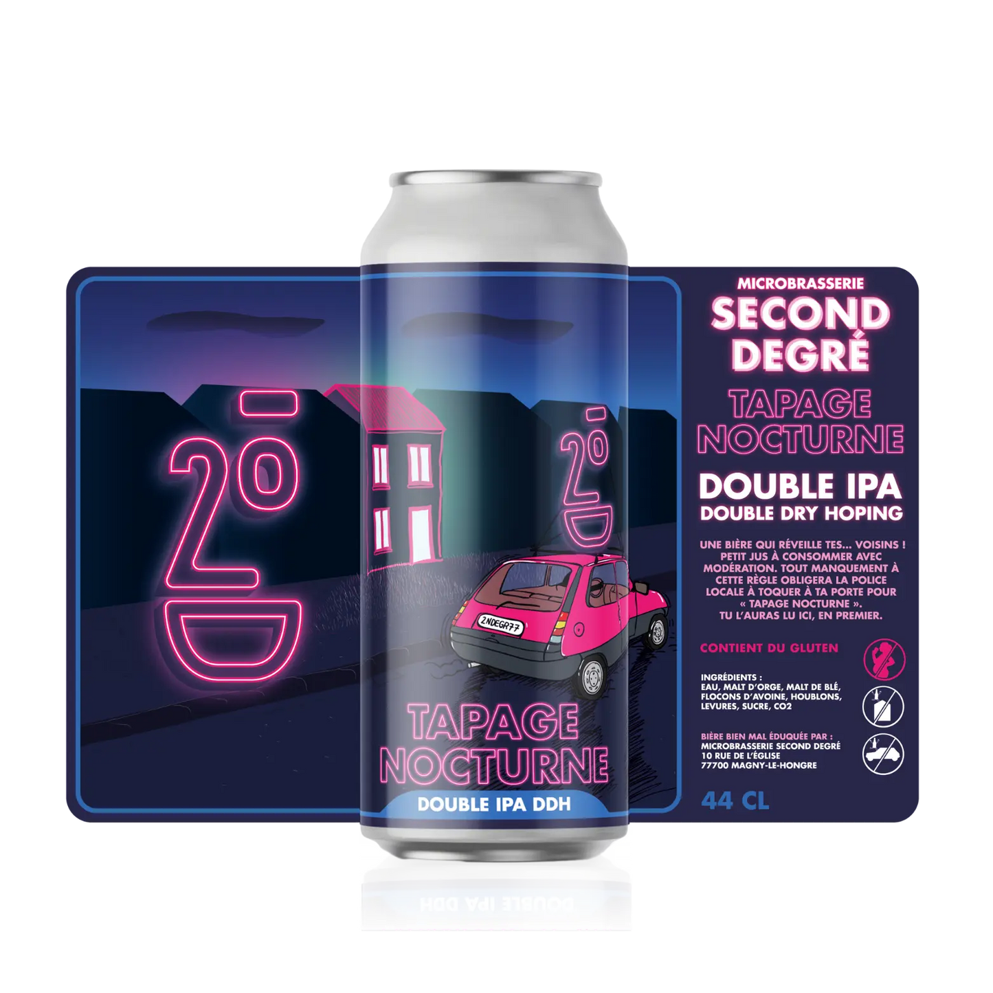 CANETTE TAPAGE NOCTURNE - Microbrasserie Second Degre