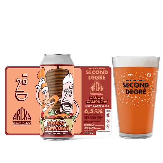CANETTE SAUCE SAMOURAÏ Collab ARCKA BREWING 44cl