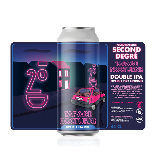 CANETTE TAPAGE NOCTURNE - Microbrasserie Second Degre