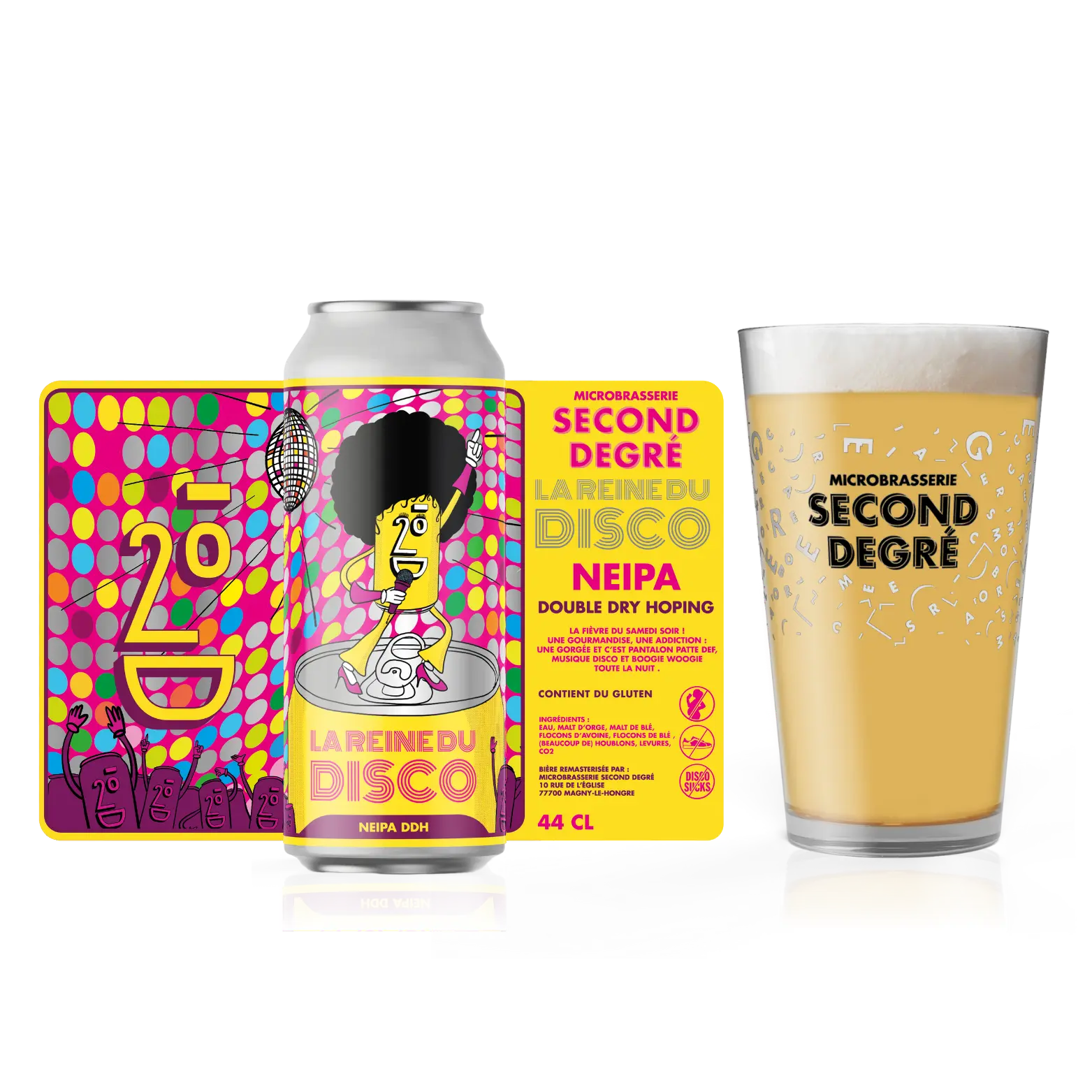 CANETTE REINE DU DISCO - Microbrasserie Second Degre