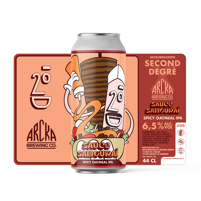 CANETTE SAUCE SAMOURAÏ Collab ARCKA BREWING 44cl