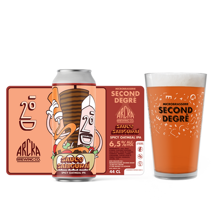 CANETTE SAUCE SAMOURAÏ Collab ARCKA BREWING 44cl