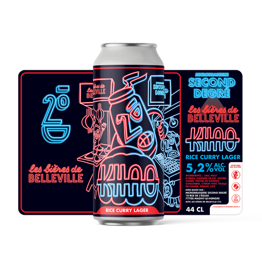 CANETTE KHAO collab avec les bières de BELLEVILLE 44cl