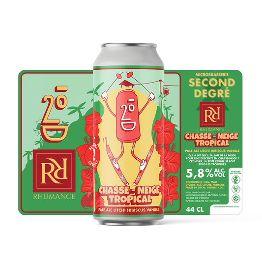 CANETTE CHASSE NEIGE TROPICAL 44cl