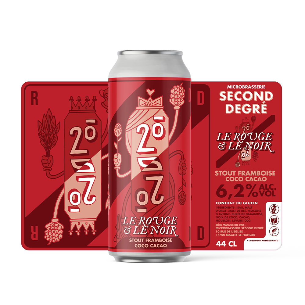 CANETTE ROUGE ET LE NOIR 44cl