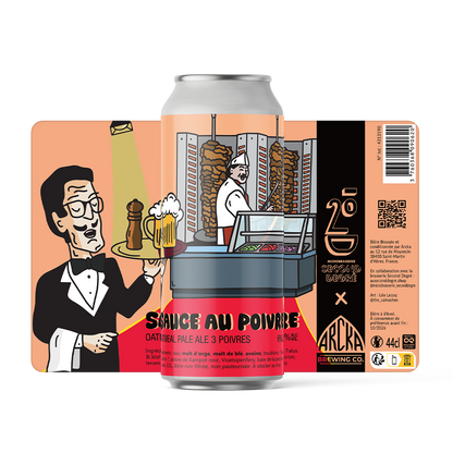 CANETTE SAUCE AU POIVRE Collab ARCKA BREWING 44cl