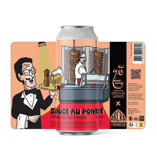 CANETTE SAUCE AU POIVRE Collab ARCKA BREWING 44cl