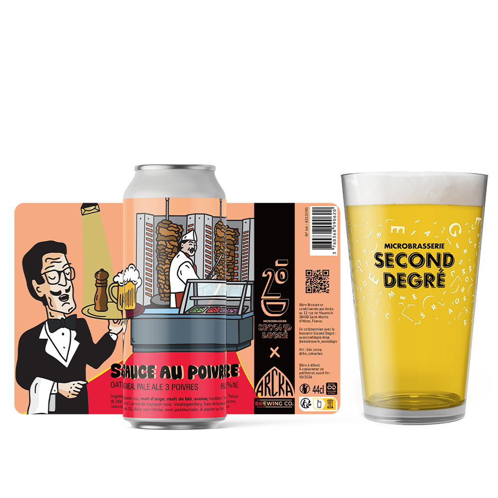 CANETTE SAUCE AU POIVRE Collab ARCKA BREWING 44cl